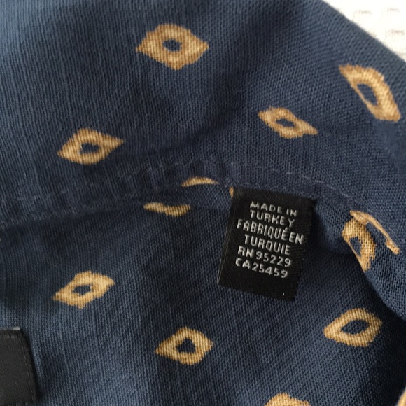 Ted Baker Diamond Geo Print Shirt, Size 5 - Picture 5 of 16